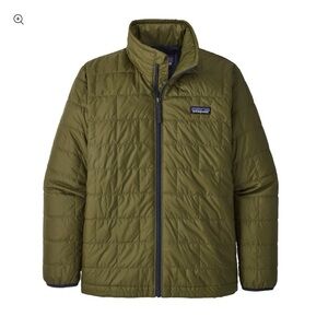 Patagonia Kids Olive Puffer Jacket
